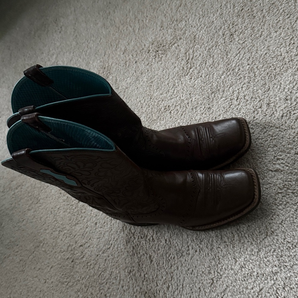 Ariat Women's Round Up Remuda Western Boots Dark Brown Sz 6.5 - Picture 6 of 16
